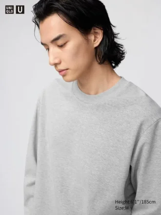 Unisex AIRism bomulls-T-skjorte med striper