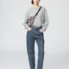 Unisex AIRism bomulls-T-skjorte med striper