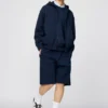 Unisex brede joggeshorts