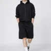 Unisex brede joggeshorts