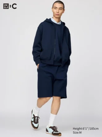 Unisex brede joggeshorts