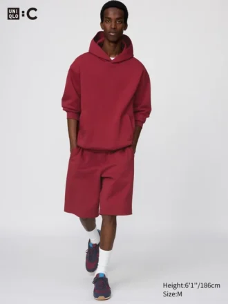 Unisex brede joggeshorts
