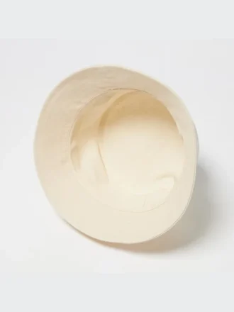Unisex bøttehatt i linblanding