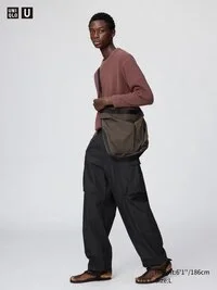 Unisex-cargobukser med vid passform