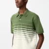 Unisex Dry Pique Striped Pologensere | Panel
