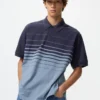 Unisex Dry Pique Striped Pologensere | Panel