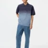 Unisex Dry Pique Striped Pologensere | Panel