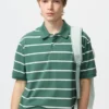 Unisex Dry Pique stripete pologensere | Bred stripe