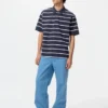 Unisex Dry Pique stripete pologensere | Bred stripe