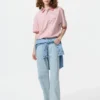 Unisex Dry Pique stripete pologensere | Smale striper