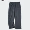 Unisex fleecebukser med vid benvidde