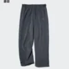 Unisex fleecebukser med vid benvidde