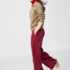 Unisex-joggebukser med rett snitt