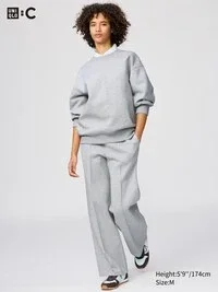 Unisex-joggebukser med rett snitt