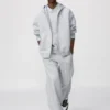 Unisex-joggebukser med rett snitt