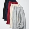 Unisex-joggebukser med rett snitt