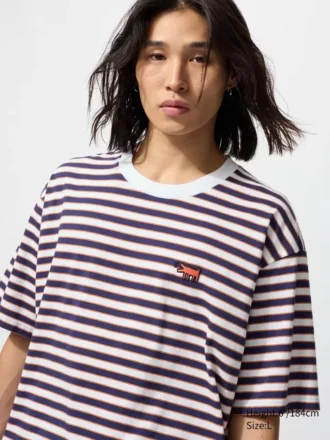 Unisex Ny Pop Art UT grafisk T-skjorte | Keith Haring