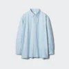 Unisex Oxford Oversized-skjorter | Stripet