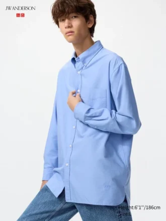 Unisex Oxford-skjorte i oversized-modell