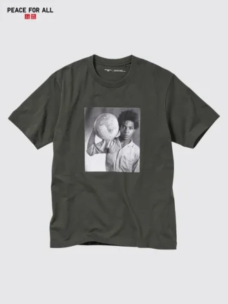 Unisex Peace for All-T-skjorte med trykk | Basquiat