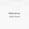 Unisex Peace for All-T-skjorte med trykk | Jason Polan