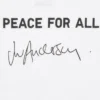 Unisex Peace for All-T-skjorte med trykk | JW ANDERSON