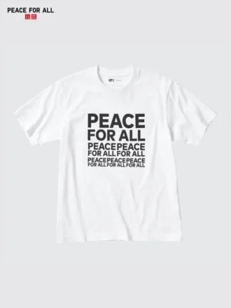 Unisex Peace for All-T-skjorte med trykk | Kashiwa Sato