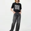 Unisex Peace for All-T-skjorte med trykk | Kashiwa Sato