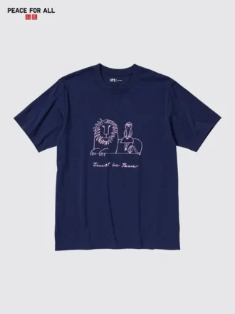 Unisex Peace for All-T-skjorte med trykk | Lisa Larson