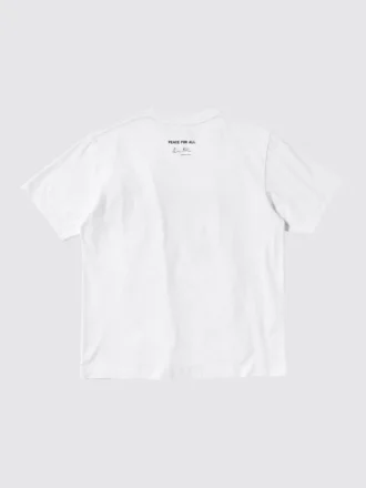 Unisex Peace for All-T-skjorte med trykk | Olivia Arthur