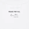 Unisex Peace for All-T-skjorte med trykk | Olivia Arthur