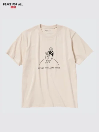 Unisex Peace for All-T-skjorte med trykk | Yu Nagaba