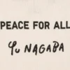 Unisex Peace for All-T-skjorte med trykk | Yu Nagaba