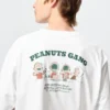 Unisex Peanuts UT grafisk T-skjorte