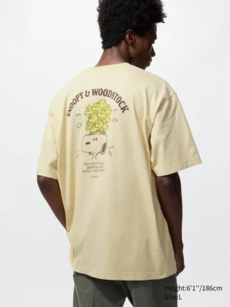 Unisex Peanuts UT grafisk T-skjorte