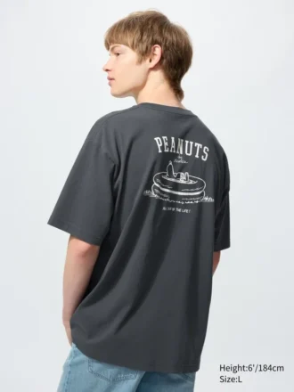 Unisex Peanuts UT grafisk T-skjorte