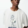 Unisex Peanuts UT grafisk T-skjorte