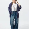 Unisex Peanuts UT grafisk T-skjorte