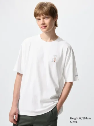 Unisex Peanuts UT grafisk T-skjorte