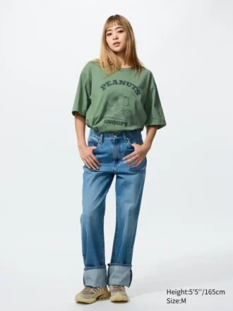 Unisex Peanuts UT grafisk T-skjorte