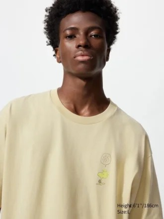 Unisex Peanuts UT grafisk T-skjorte