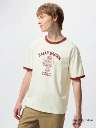 Unisex Peanuts UT grafisk T-skjorte