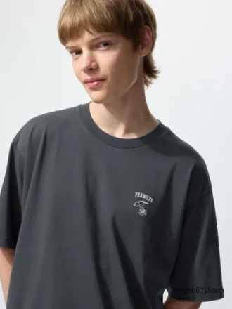 Unisex Peanuts UT grafisk T-skjorte