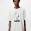 Unisex Peanuts UT grafisk T-skjorte