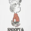 Unisex Peanuts UT grafisk T-skjorte