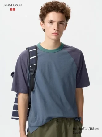 Unisex raglan-T-skjorte