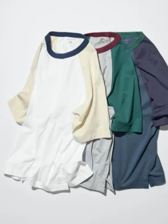 Unisex raglan-T-skjorte