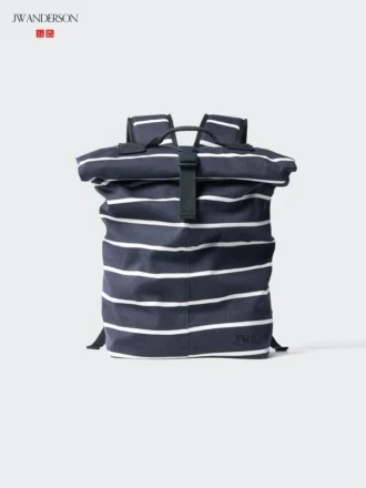 Unisex-ryggsekk med rulletopp | Stripet