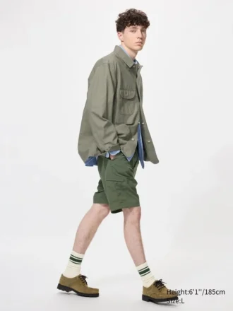 Unisex-shorts med gir | 8″