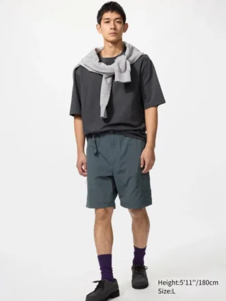 Unisex-shorts med gir | 8″